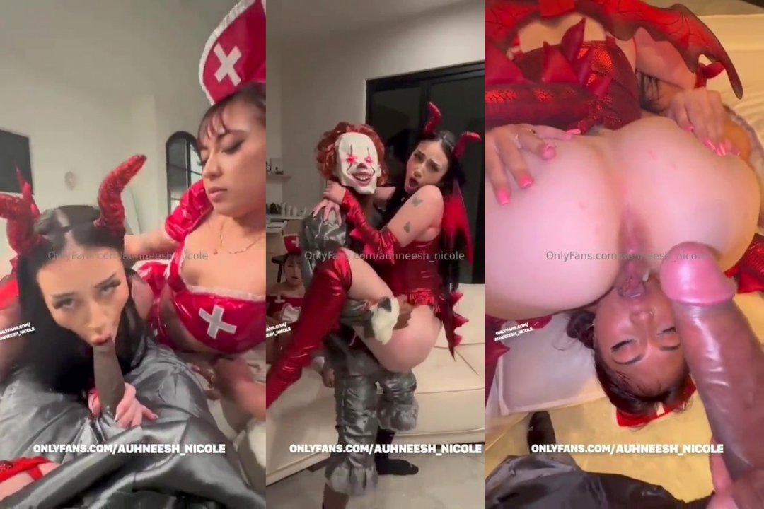 Auhneesh Nicole Halloween Onlyfans Porn Video