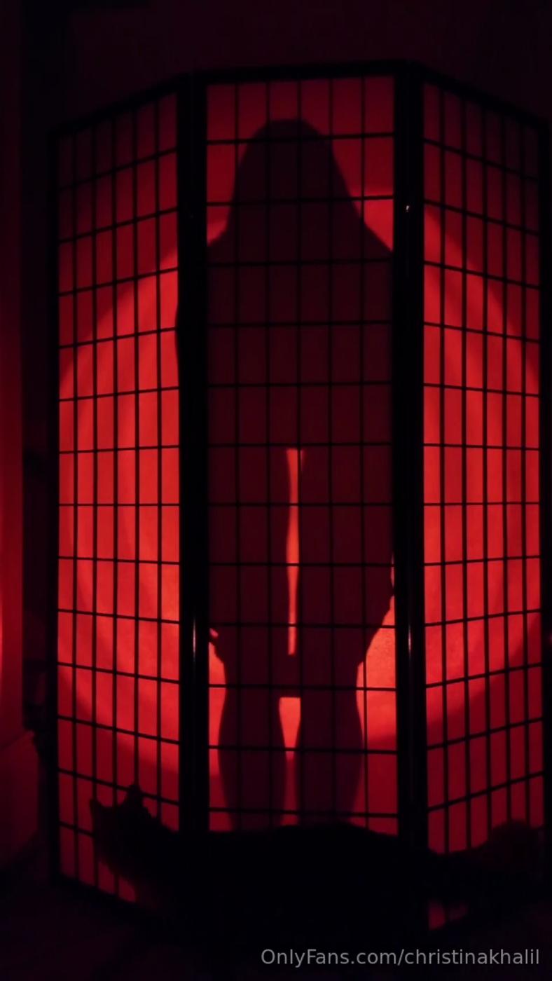 Christina Khalil Silhouette Onlyfans Porn Video