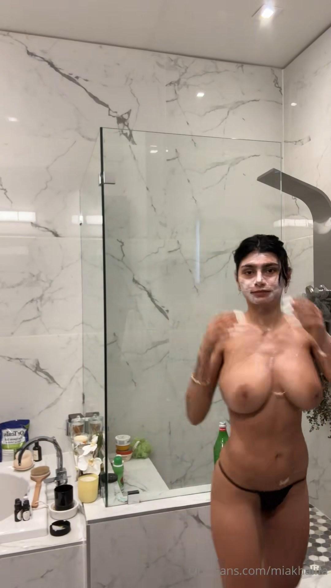 Mia Khalifa Nude Shower Prep Onlyfans Porn Video