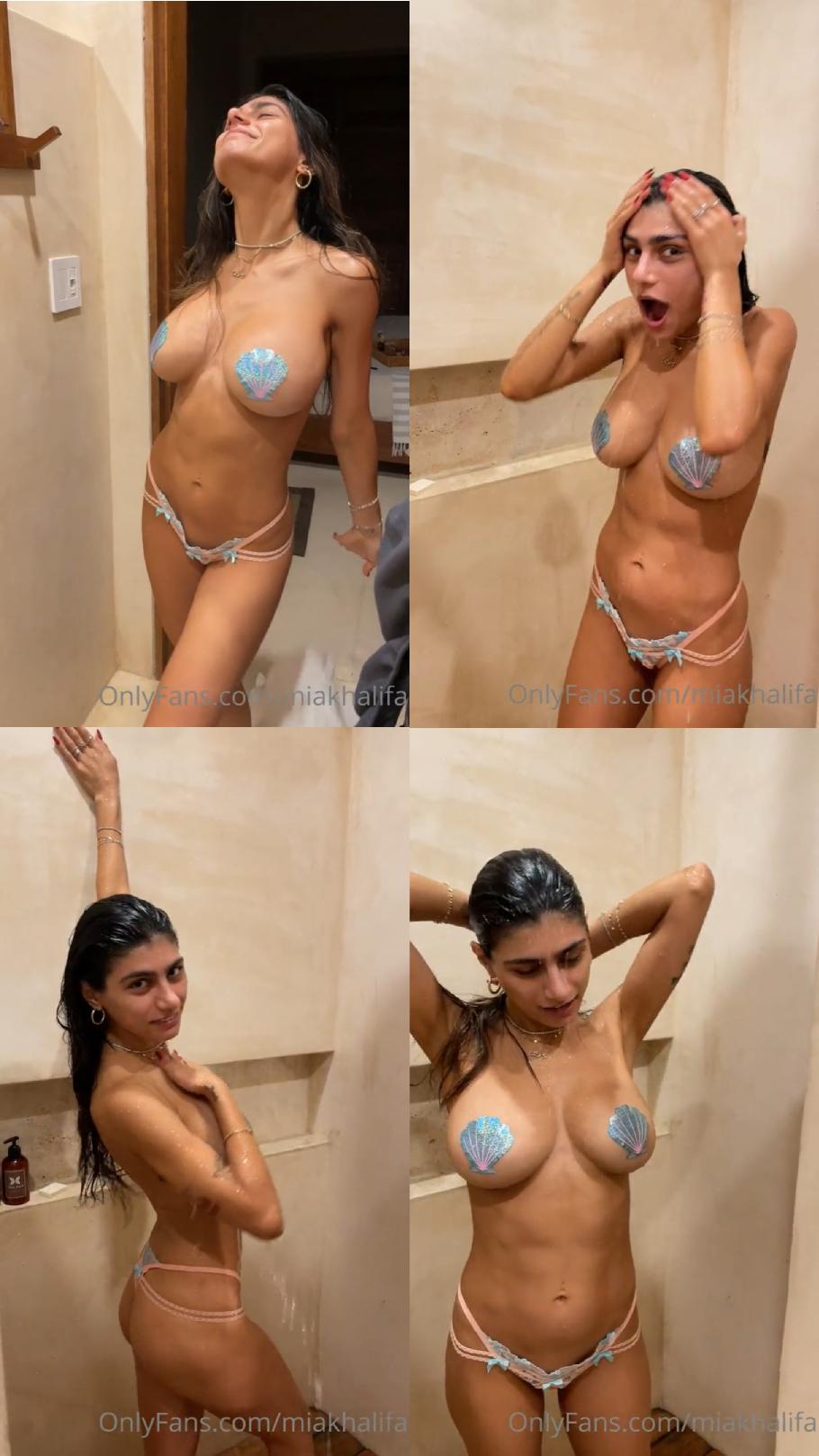 Mia Khalifa Nude Shower Onlyfans Porn Video