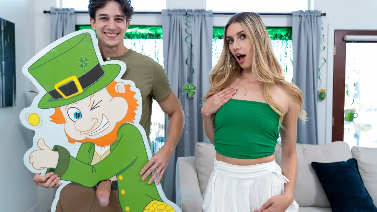 [PrincessCum] Emily Jade – Sucking Leprechaun Cock On St Pattys