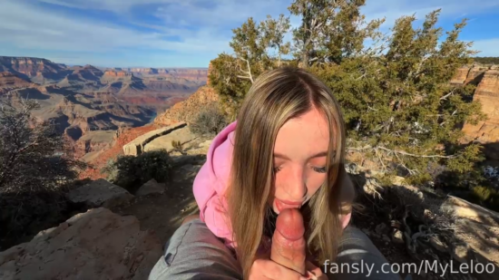 MyLeloo – Cute Blonde Strokes A Big Dick At Grand